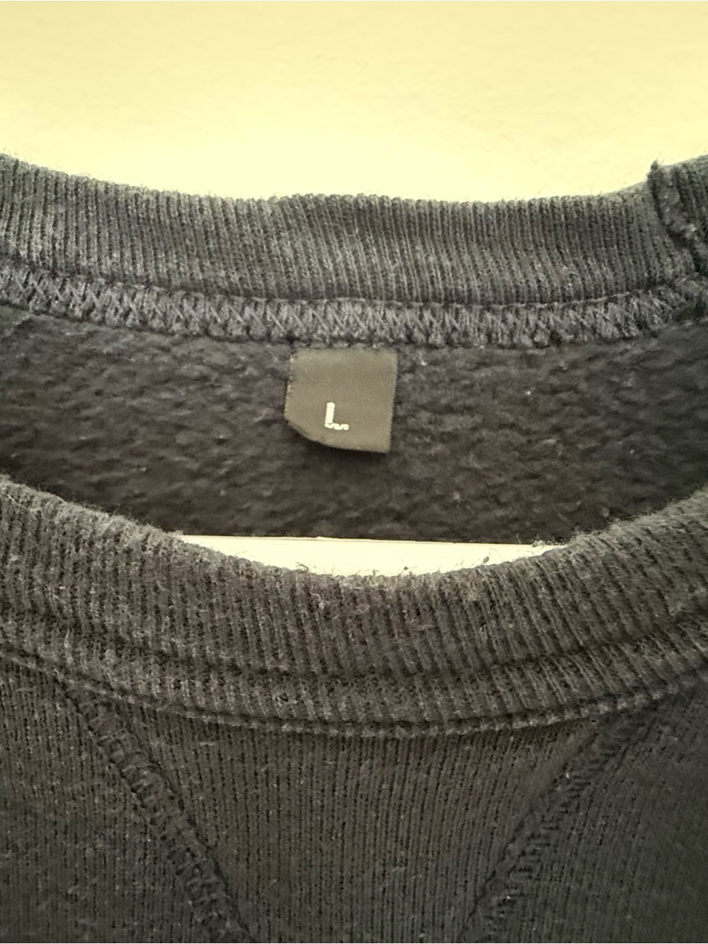 Men's Origin “The Heavy” Navy Crew Sweatshirt Made in USA - Picture 7 of 7
